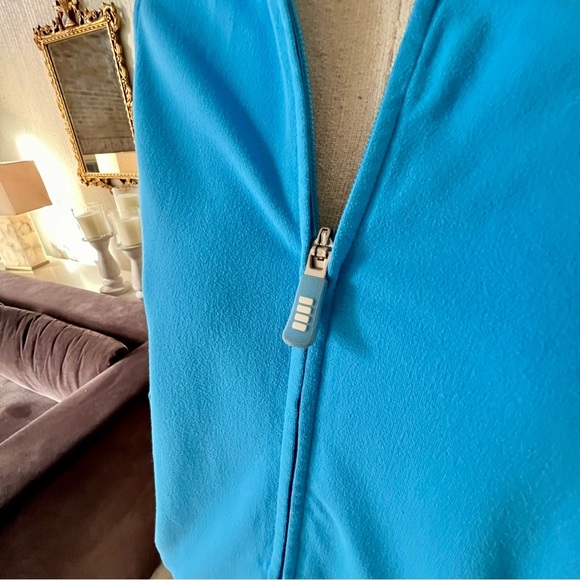 Lands' End Perfect Sport Knit Jacket Azure Blue 
Size Large - Picture 4 of 6